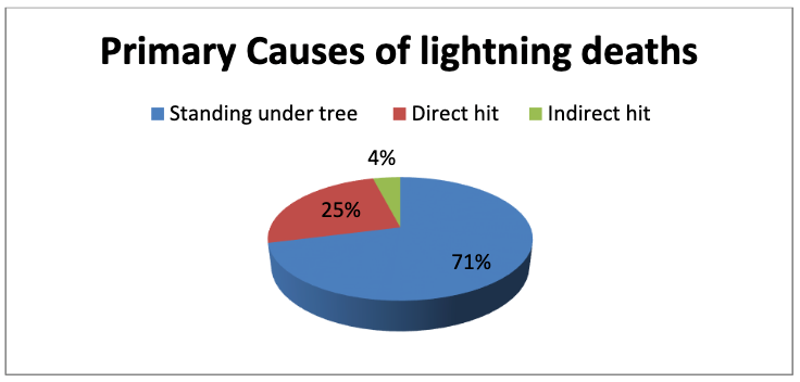 Primary cause of Lightning Deaths